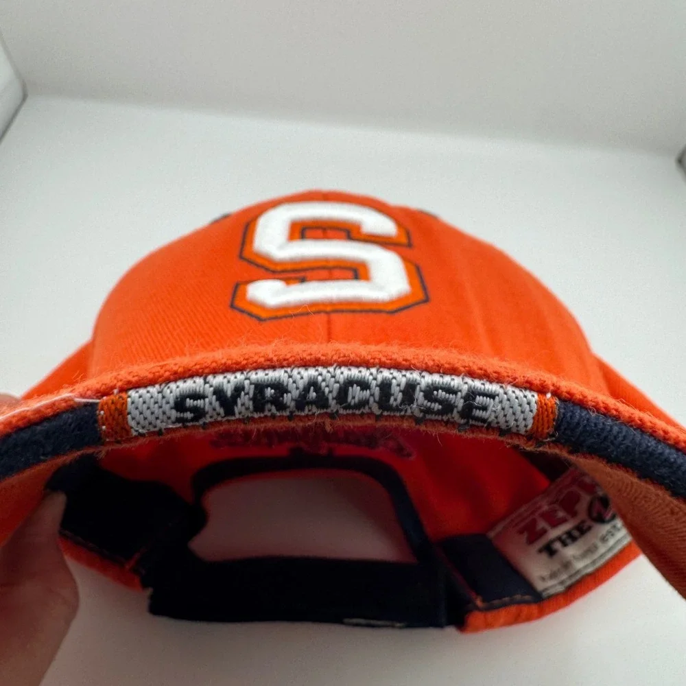 Zephyr Syracuse Orangemen Hat Mens OSFA Orange Good Embroidered Wool Blend Cap